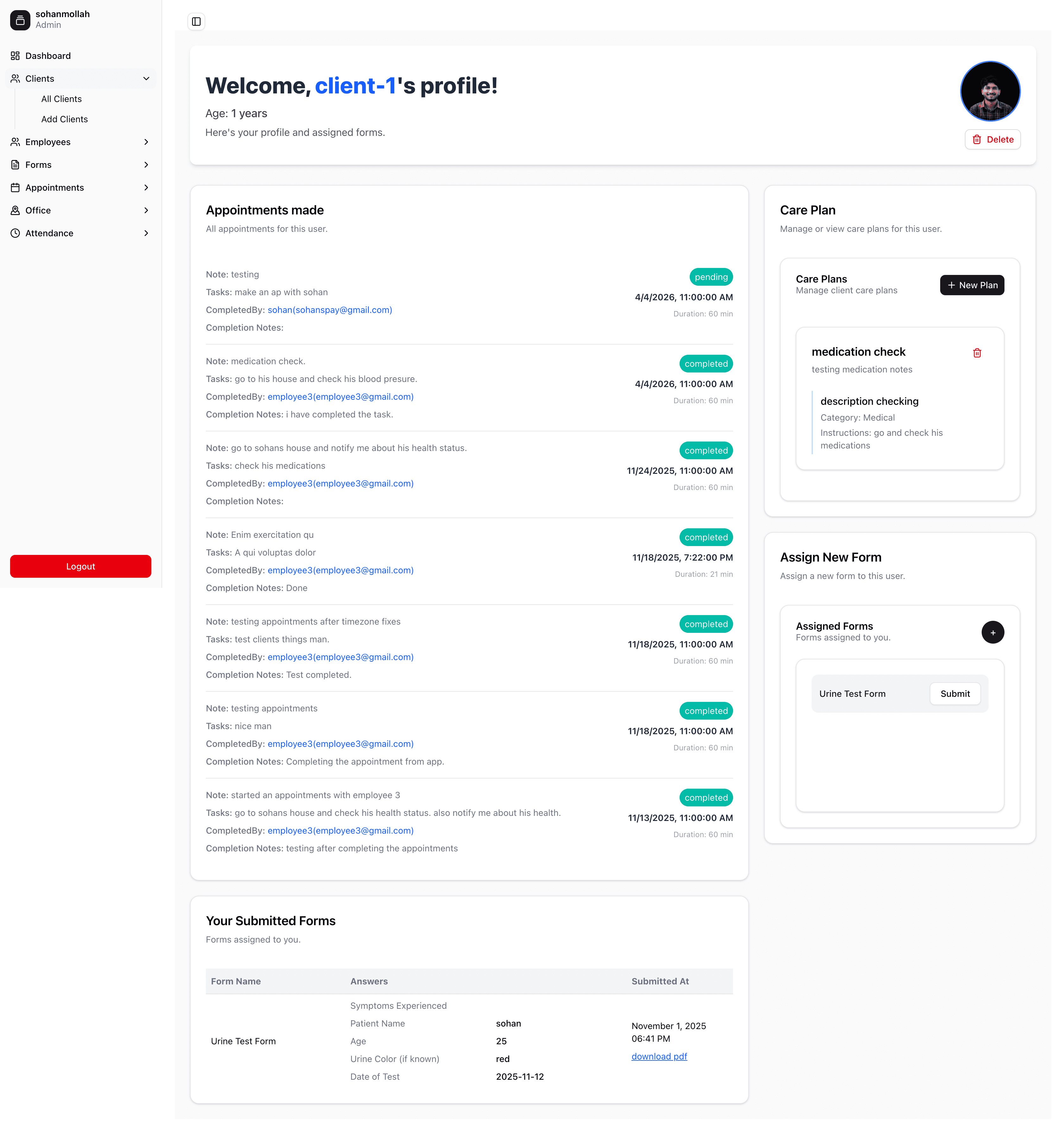 Care Plans Creation & Management preview